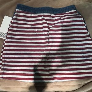 American Apparel Skirts - NWT aa USA flag denim high waist skirt small American Apparel Skirts - NWT aa USA flag denim high waist skirt small